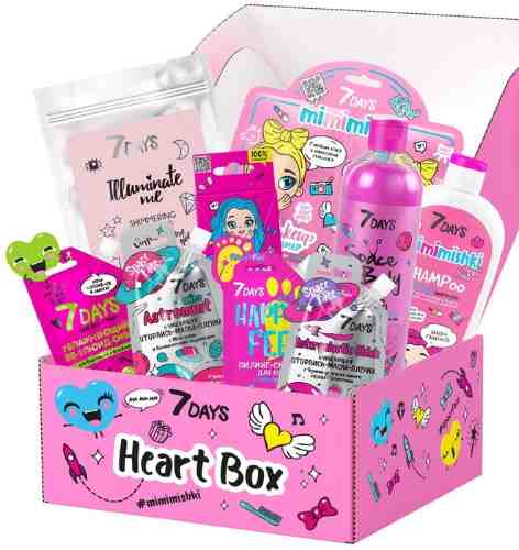 Подарочный набор 7DAYS Heart Box №301 1.188л арт. 1014819