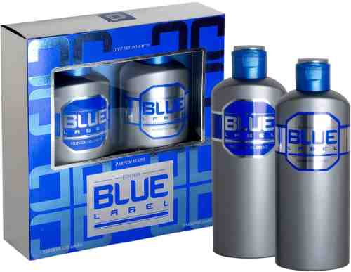 Подарочный набор Фестива Blue label мужской Гель для душа 250мл +Шампунь 250мл арт. 1013281