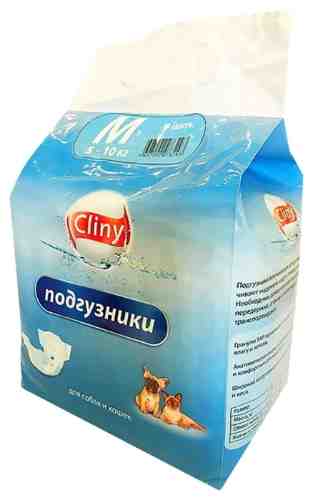 Подгузники для животных Cliny M 5-10 кг 9шт арт. 1068440