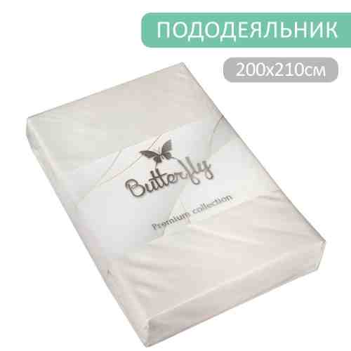 Пододеяльник Butterfly Premium collection Белый на молнии 200*210см арт. 1175538