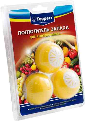 Поглотитель запаха Topperr для холодильника 3шт арт. 1027183