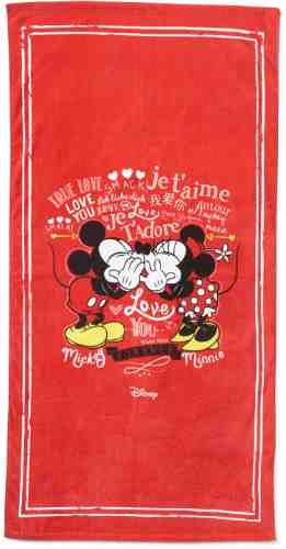 Полотенце Disney Love красное арт. 1126857