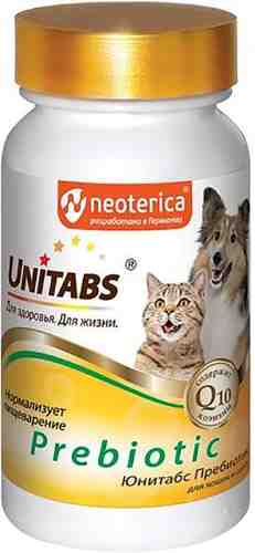 Пребиотик для кошек и собак Unitabs Prebiotic 100шт арт. 1120129