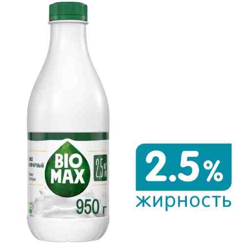Продукт кефирный BioMax 2.5% 950мл арт. 310793