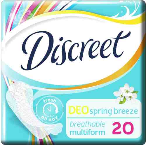 Прокладки Discreet Deo Spring Breeze Multiform ежедневные 20шт арт. 305464