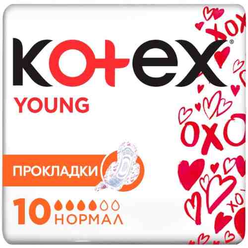 Прокладки Kotex Young Нормал 10шт арт. 446291