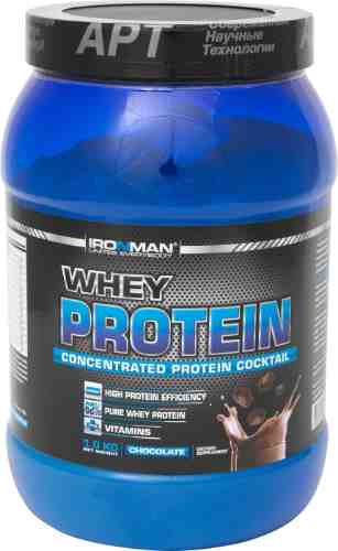 Протеин сывороточный IronMan Whey Protein Шоколад 1кг арт. 980073