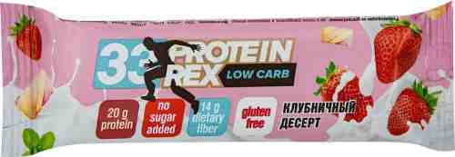Протеиновый батончик Protein Rex Low Carb Клубничный десерт 60г арт. 984501