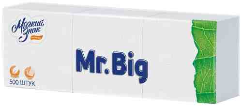 Салфетки бумажные Мягкий знак Mr.Big 24*24см 500шт арт. 1039739