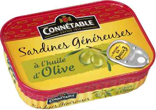 Сардины Connetable Genereuse в оливковом масле 140г арт. 1042938