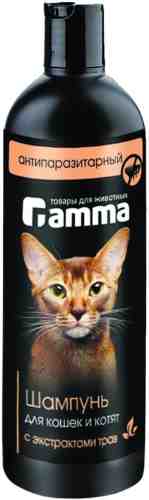 Шампунь для кошек и котят Gamma антипаразитарный с экстрактом трав 250мл арт. 1003086