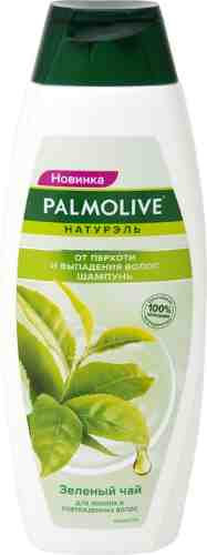 Шампунь для волос Palmolive Против перхоти и выпадения волос зеленый чай 380мл арт. 1029173