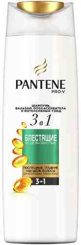 Шампунь для волос Pantene Pro-V 3в1 Блестящие и Шелковистые 360мл арт. 461317