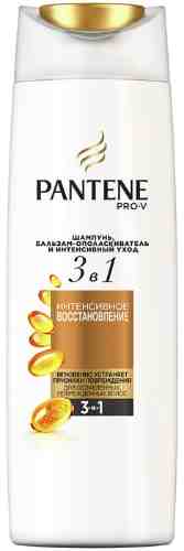 Шампунь и бальзам-ополаскиватель для волос Pantene Pro-V 3в1 Интенсивное Восстановление 360мл арт. 477394