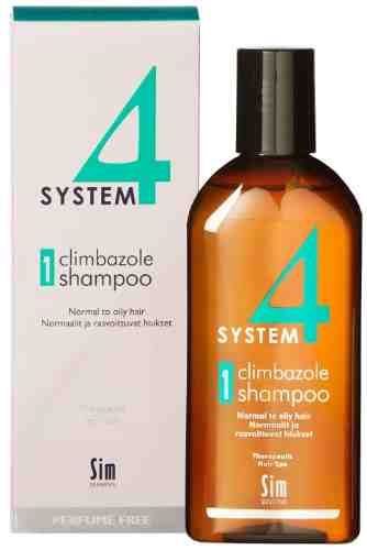 Шампунь Sim Sensitive System 4 Climbazole Shampoo 1 №1 для нормальной и жирной кожи головы 215мл арт. 1046687