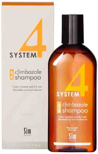 Шампунь Sim Sensitive System 4 Climbazole Shampoo 1 №2 для сухих окрашенных и поврежденных волос 215мл арт. 1046693