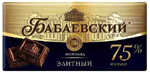 Шоколад Бабаевский Элитный горький 75% 200г арт. 523706