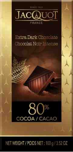 Шоколад Jacquot Горький 80% 100г арт. 349584