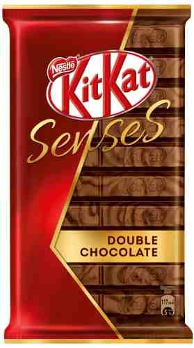 Шоколад KitKat Senses Double Chocolate Молочный и темный с хрустящей вафлей 112г арт. 501979