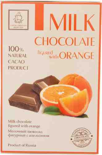 Шоколад Кортес молочный фигурный с апельсином 75г арт. 854971