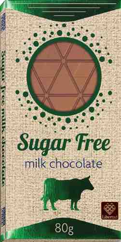 Шоколад Libertad молочный без сахара 80г арт. 1117982