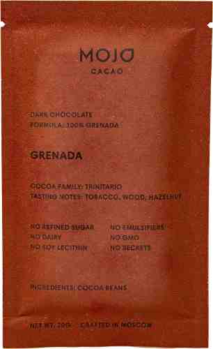 Шоколад Mojo Cacao Grenada Горький 100% 20г арт. 987649