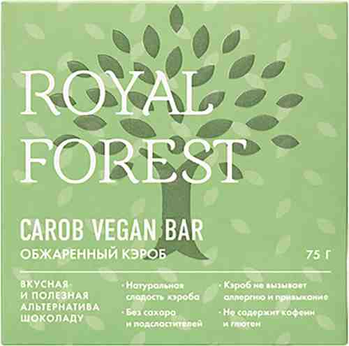 Шоколад Royal Forest Carob Milk Bar Обжаренный кэроб 75г арт. 706160