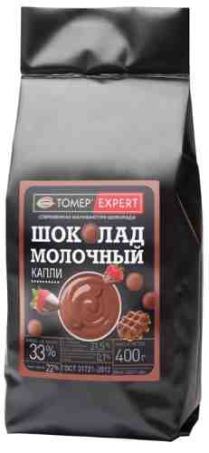 Шоколад Tomer молочный Капли 33% 400г арт. 1131922
