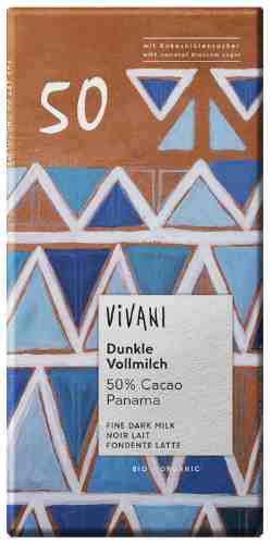 Шоколад Vivani Темный с добавлением молока и кокосовым сахаром 80г арт. 672120