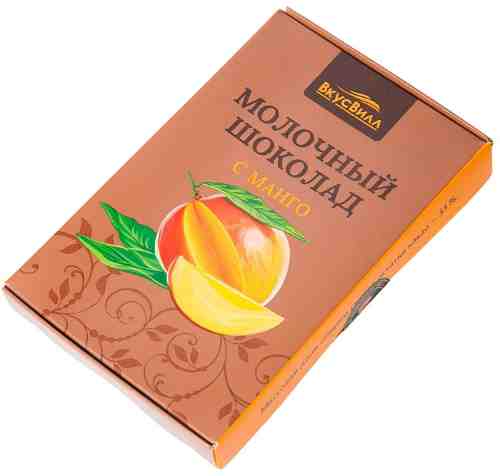 Шоколад ВкусВилл Молочный с манго 90г арт. 996318