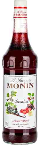 Сироп Monin Grenadine Syrup со вкусом и ароматом граната и черной смородины 1л арт. 1015062