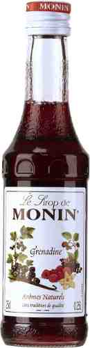 Сироп Monin Grenadine Syrup со вкусом и ароматом граната и чёрной смородины 250мл арт. 1015208