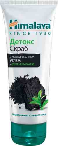 Скраб для лица Himalaya Herbal С активированным углем и зеленым чаем 75мл арт. 1019573