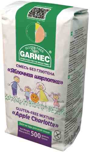 Смесь для выпечки Garnec Яблочная шарлотка без глютена 500г арт. 473330
