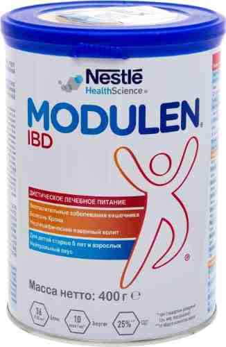 Смесь Modulen IBD для энтерального питания детей и взрослых с воспалительными заболеваниями кишечника 400г арт. 868928