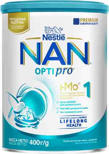Смесь NAN 1 OPTIPRO молочная 400г арт. 542418