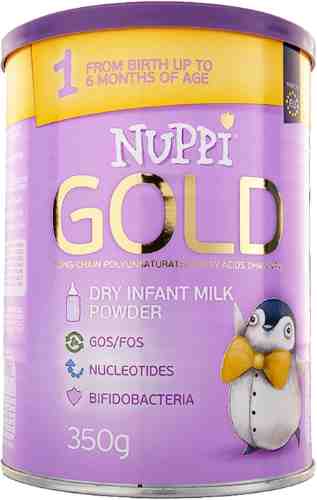 Смесь Nuppi 1 Gold молочная начальная адаптированная с 0 месяцев 350г арт. 1019663