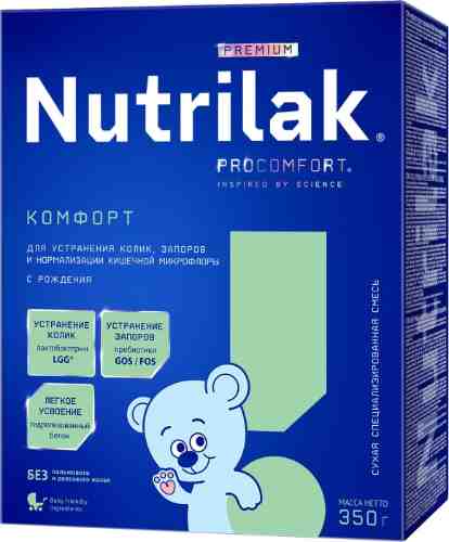 Смесь Nutrilak Premium Комфорт сухая специализированная 350г арт. 1038531