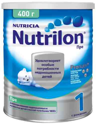 Смесь Nutrilon Пре 1 молочная С 0 месяцев 400г арт. 475304