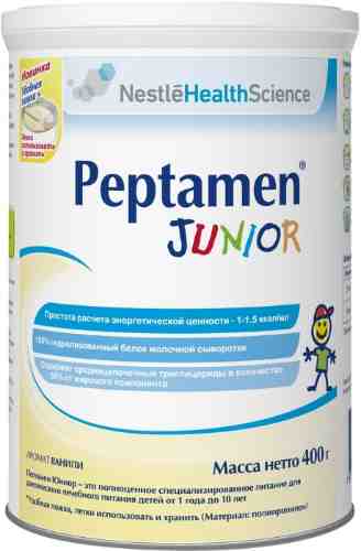 Смесь Peptamen Junior для диетического лечебного питания детей со вкусом ванили 400г арт. 868929