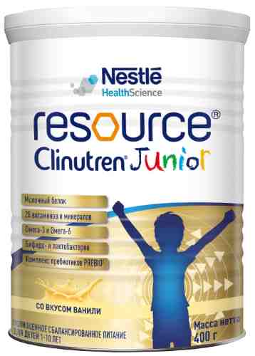 Смесь Resource Clinutren Junior 400г арт. 415727