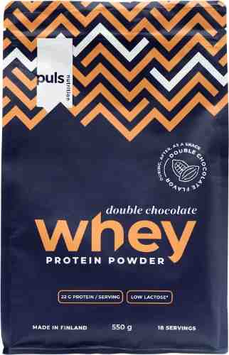 Смесь сывороточная протеиновая Puls Nutrition Whey Двойной шоколад 550г арт. 963275