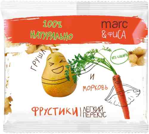 Снеки Marc&Фиса Фрустики Груша и морковь 15г арт. 508529