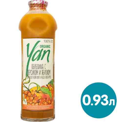 Сок Yan Organic Облепиха с персиком и яблоком 930мл арт. 460960