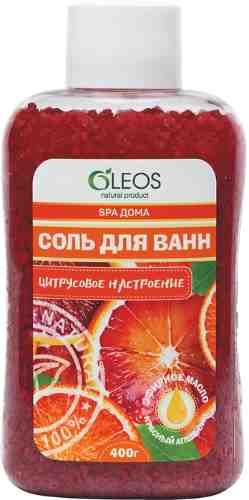 Соль для ванн Oleos Цитрусовое настроение 400г арт. 1048147