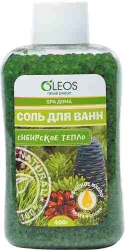 Соль для ванн Oleos Сибирское тепло 400г арт. 1048142