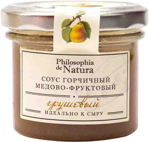 Соус Philosophia de Natura горчичный медово-фруктовый грушевый 100г арт. 979109