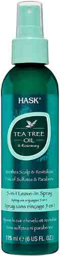 Спрей для волос Hask Несмываемый 5-в-1 с маслом чайного дерева и экстрактом розмарина 175мл арт. 986611
