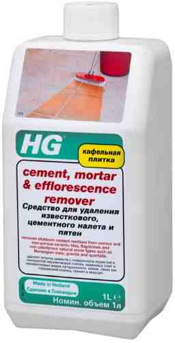 Средство чистящее HG для удаления известкового и цементного налета 1л арт. 1073594