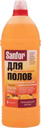 Средство для мытья полов Sanfor Освежающий цитрус 1л арт. 963180